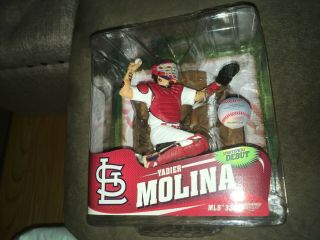 Yadier Molina St.  Louis Cardinals 2014 Mcfarlane Toys Baseball Figure Mip