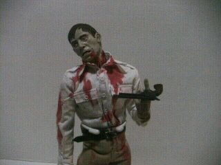 Dawn Of The Dead Flyboy Zombie 1/6 Scale 12  Custom Made