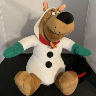 Scooby - Doo Cartoon Network Gemmy Stuffed Plush Singing Dancing Christmas Snowman