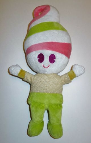 Plush 16 " Menchies Froyo Frozen Yogurt Ice Cream Cone Mascot Kawaii Doll Vgc