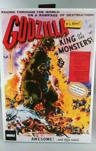 Neca: Reel Toys: Godzilla King Of The Monsters Poster Version Figure 2019