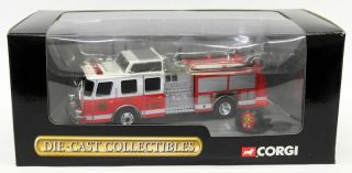 Corgi 1/50 Scale Model Fire Engine 54702 - E - One Side Mount Fort Monroe