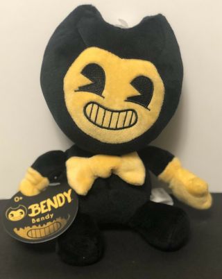 ⚠️ Bendy And The Ink Machine Gold Bendy Plush Doll Wave 3 Nwt ⚠️