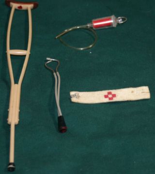 1967 Gi Joe Nurse Action Girl Accessories Partial Set