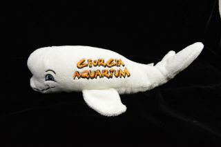 Georgia Aquarium White Beluga Whale Plush Stuffed Animal Sea Ocean Fish Toy Doll