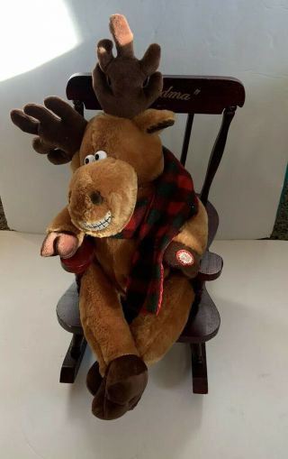 DanDee Animated Singing Rocking Chair Plush Grandma Got Run Over By A Reindeer 3