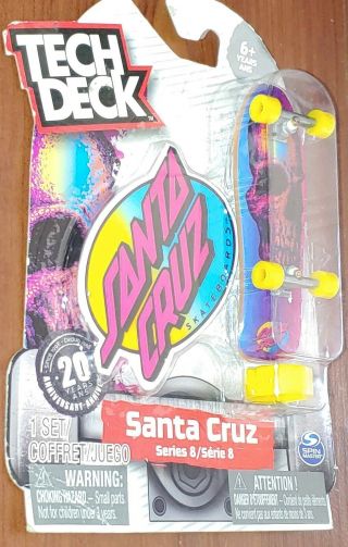 TECH DECK • SANTA CRUZ Skateboard Fingerboard • SERIES 8 (, 2018) 2