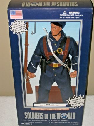 Private 54th Massachusetts Regt Civil War Soldiers Of The World 12 " Figure 1998