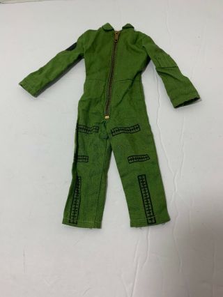 Vintage Ideal Captain Action Steve Canyon Green Jumpsuit 1966 Tagged
