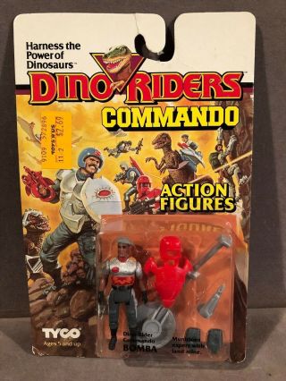 Vintage Tyco Dino Riders Commando Bomba Moc