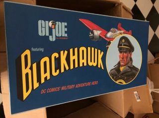2002 G.  I Joe 12 " Dc Comics Dreams Visions Blackhawk Figure Exclusive Boxed Set