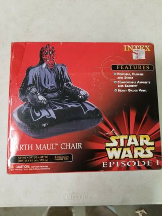 Star Wars Darth Maul Inflatable Chair Episode 1 Nib Intex
