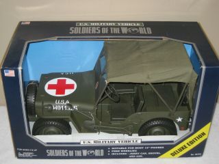 U.  S.  Military Vehicle Jeep Soldiers Of The World Deluxe Edition 98395