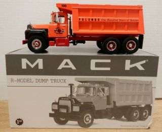 Palumbo Mack R - Model Dump Truck First Gear 1/34 Diecast 111119dbt2