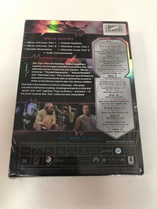 Star Trek DVD Alternate Realities Collective.  Never Opened.  5 Discs 2
