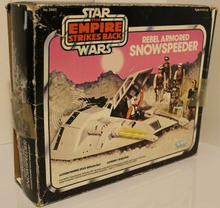 Vintage Star Wars Kenner ESB Snowspeeder Box (Only) 3