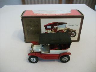 Model Of Yesteryear,  Y - 1 - 2 Ford Model T - Issue 10,  Rare Black Textured Roof 3