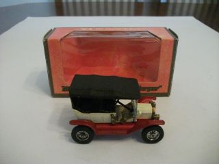 Model Of Yesteryear,  Y - 1 - 2 Ford Model T - Issue 8,  Rare Black Textured Roof