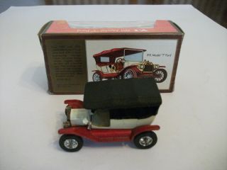 Model Of Yesteryear,  Y - 1 - 2 Ford Model T - Issue 8,  Rare Black Textured Roof 3
