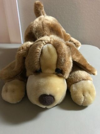 Animal Alley Darby Hound Puppy Dog Brown Tan Toys R Us 14 " Plush Stuffed Animal