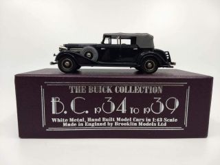 Brooklin Models Bc008 1:43 1934 Buick Phaeton Model 98c " Empire Blue " Ln/box