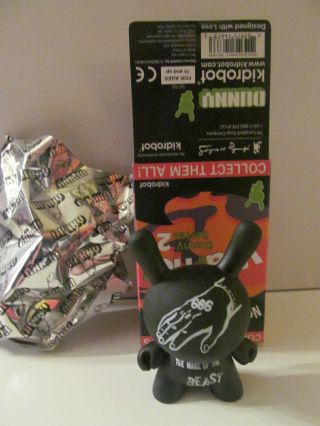 Kidrobot - Andy Warhol Dunny Series 2 - Vinyl Mini - Mark Of The Beast - Opened