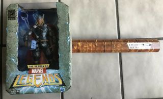 Thor Hammer 2011 Sdcc Exclusive Marvel Legends Hasbro With Exclusive Poster