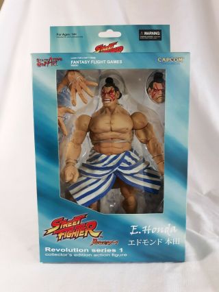 Street Fighter Revolution Series 1 - E.  Honda Action Figure - Sota Toys 2008 A6
