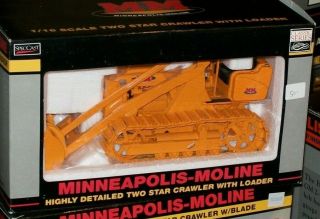 Speccast Minneapolis Moline Two Star Crawler Loader Die - Cast 1/16 Scale