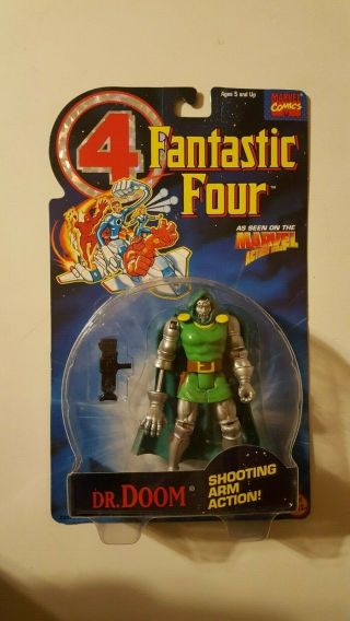 1994 Toy Biz Marvel Universe Fantastic Four Animated Action Hour Dr.  Doom Figure