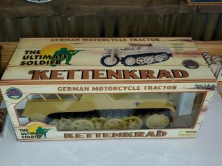 21ST CENTURY ULTIMATE SOLDIER KETTENKRAD GERMAN MOTORCYCLE TRACTOR 1:6 SCALE 1/6 3