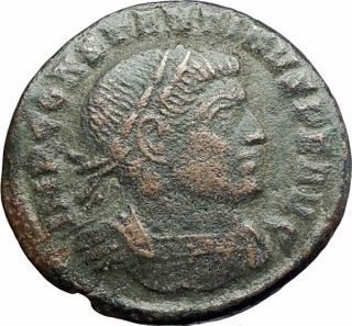 Constantine I The Great 310ad Trier Authentic Ancient Roman Coin Sol Sun I80237