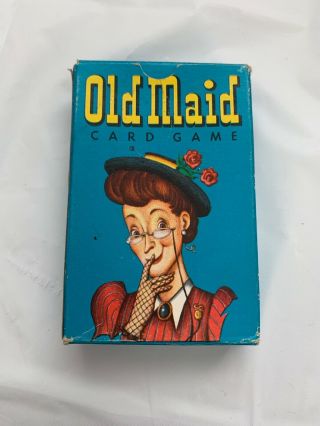 “old Maid” Card Game Watkins Strathmore Co.  Vintage 1960 