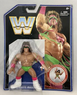 Mattel Wwe Wwf Retro Ultimate Warrior Wrestling Figure Hasbro Style