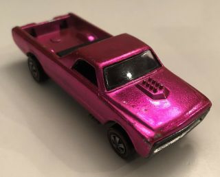 Redline Hotwheels Sky Show Custom Fleetside Chevy Rsw C7 Pink Rare Only