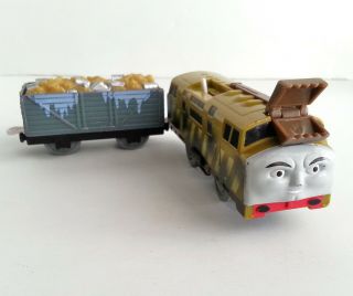 Diesel 10 Trackmaster Train Engine Motorized,  Trash Car Thomas & Friends