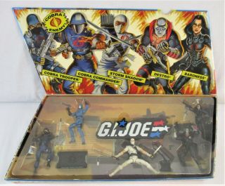 G.  I.  Joe 25th Anniversary Figure Set Cobra Commander Destro Storm Shadow,