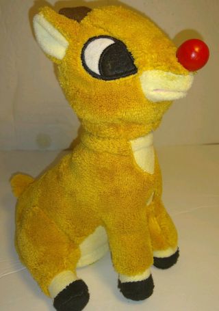 animated Rudolph Reindeer Christmas Red Nose lights up sings Gemmy L04 3