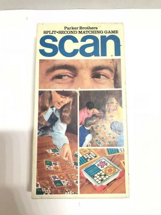 Scan Memory Matching Card Game - Vintage 1970 