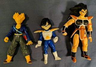 3 2000 Dragon Ball Z Saiyan Raditz Kid Gohan Future Trunks Action Figures