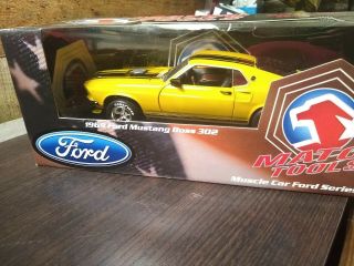 Racing Champions 1/18 Scale Matco Tools 1969 Ford Mustang Boss 302 Rare