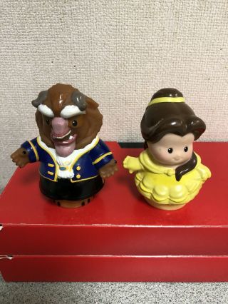 Fisher Price Little People Disney Beauty And The Beast Belle & Beast Figures