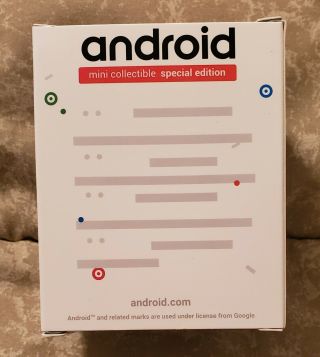 Rare Android Mini Collectible Figure - Google Edition - 