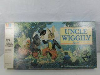 Vintage 1988 Uncle Wiggly Board Game No.  4902 Milton Bradley Complete