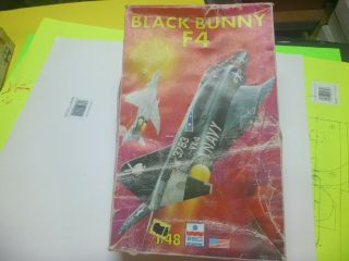 Black Bunny F4 1/48 Scale Model Kit Ertl