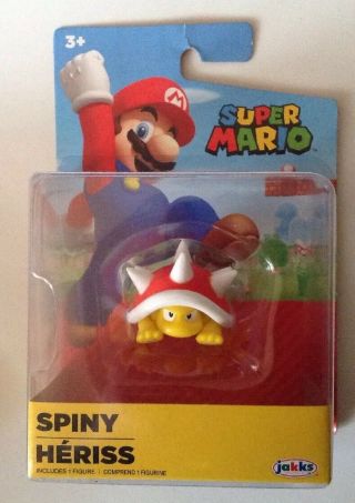Jakks Pacific 2.  5 " World Of Nintendo Mario Brothers Spiny Action Figure