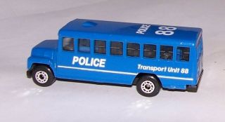 Matchbox Schoolbus Police Usa Issue