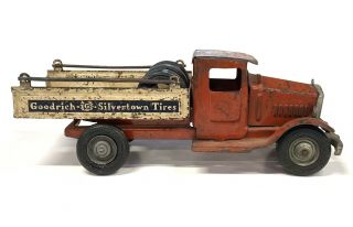 Vintage Metalcraft Goodrich Silvertown Tire Truck Service Pressed Steel