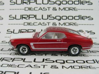Greenlight 1:64 Loose Collectible Red 1969 Ford Mustang Boss 302 Diorama Car