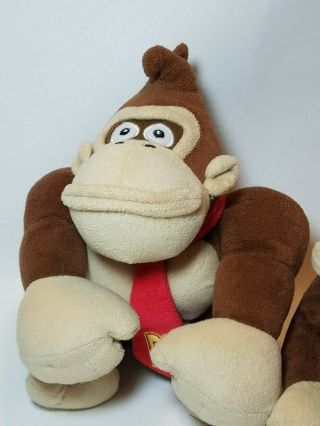 Nintendo Donkey Kong and Diddy Kong Plush Stuffed Animals Set of 2 2